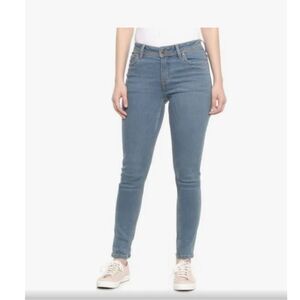 Prana $139 Women's Soma Mid Rise Slim Fit Skinny Jeans classic blue sz 12 NEW